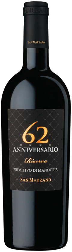 Primitivo di Manduria 62 Dop - Cantina San Marzano primitivo 62