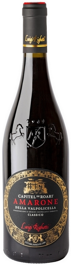 AMARONE DELLA VALPOLICELLA DOCG, CAPITEL DE ROARI, LUIGI RIGHETTI víno amarone classico docg