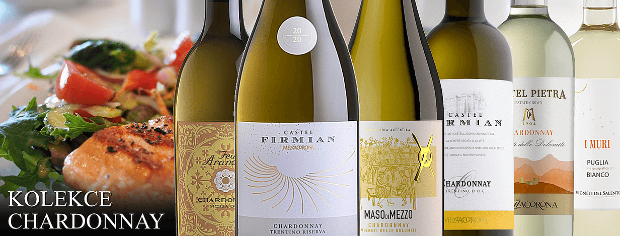 KOLEKCE CHARDONNAY Castel Firmian, Feudo Arancio, Maso di Mezzo, Castel Pietra
