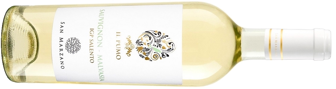 SAUVIGNON MALVASIA SALENTO IGP - IL PUMO - CANTINE SAN MARZANO víno apulie malvasia sauvignon