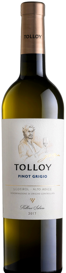 PINOT GRIGIO DOC, TOLLOY - ALTO ADIGE - SUDTIROL VÍNO TRENTINO ALTO ADIGE